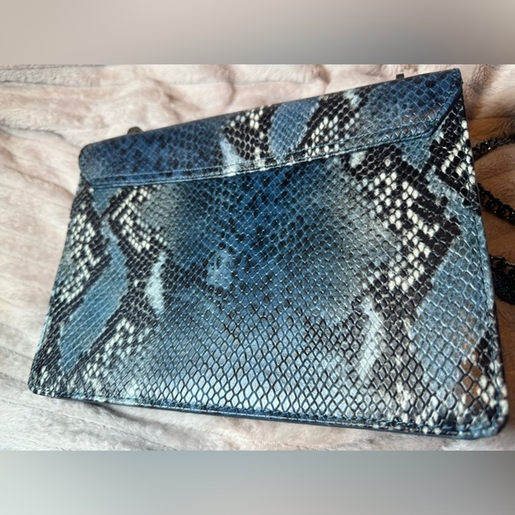 Ted Baker Enaaria Snake Print Leather Crossbody Bag NEW CONDITION - Picture 5 of 11